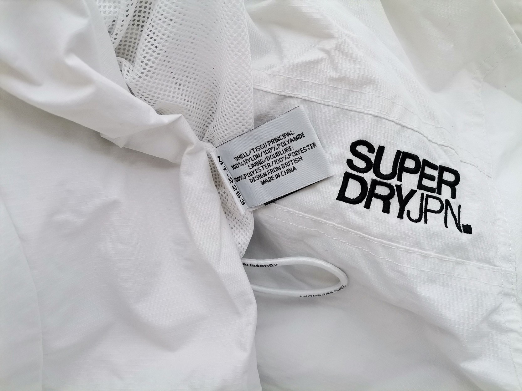 Superdry Stl XL Färg Vit Jacka Långärmad