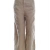 Object Stl 34 Färg Beige Casual Byxor Material Lin 100%