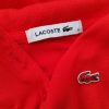 Lacoste Stl 34 Färg Röd Krage Pikétröja Kortärmad Material Bomull