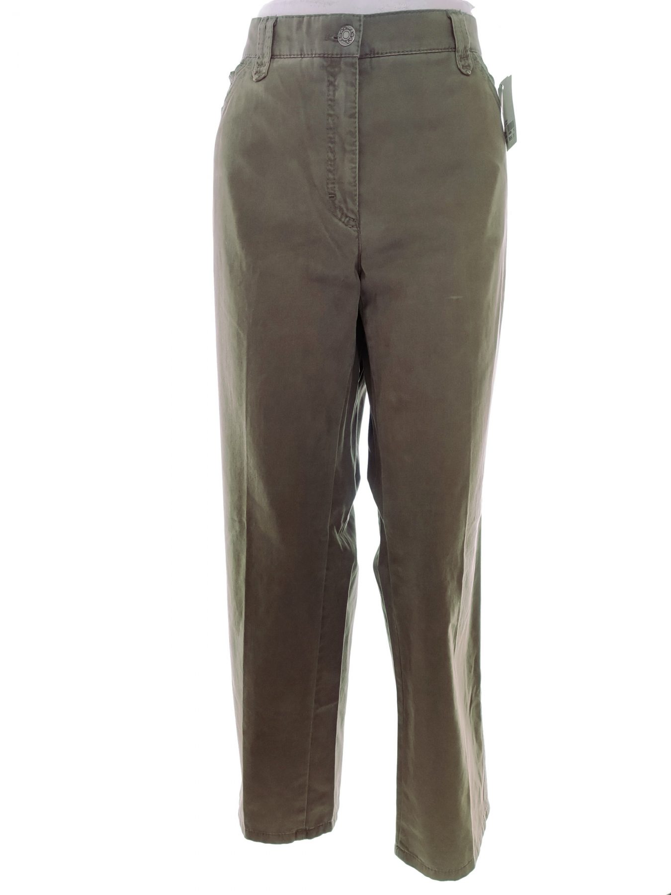 BRAX Stl 44 Färg Khaki Casual Byxor Material Bomull