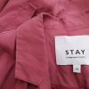 STAY Stl XS Färg Rosa Kappa Långärmad Material Tencel 100%