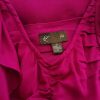 fei Stl 0 (34) Färg Fuchsia V-ringning Mini Klänning Kortärmad Kort Material Rayon 100%