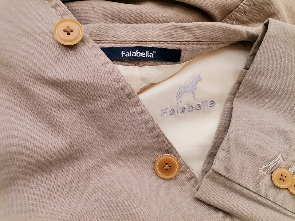 Falabella Stl 62 (XXXL) Färg Beige Herr Kavaj Långärmad Material Bomull