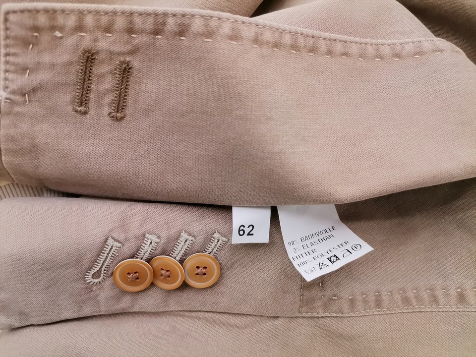 Falabella Stl 62 (XXXL) Färg Beige Herr Kavaj Långärmad Material Bomull