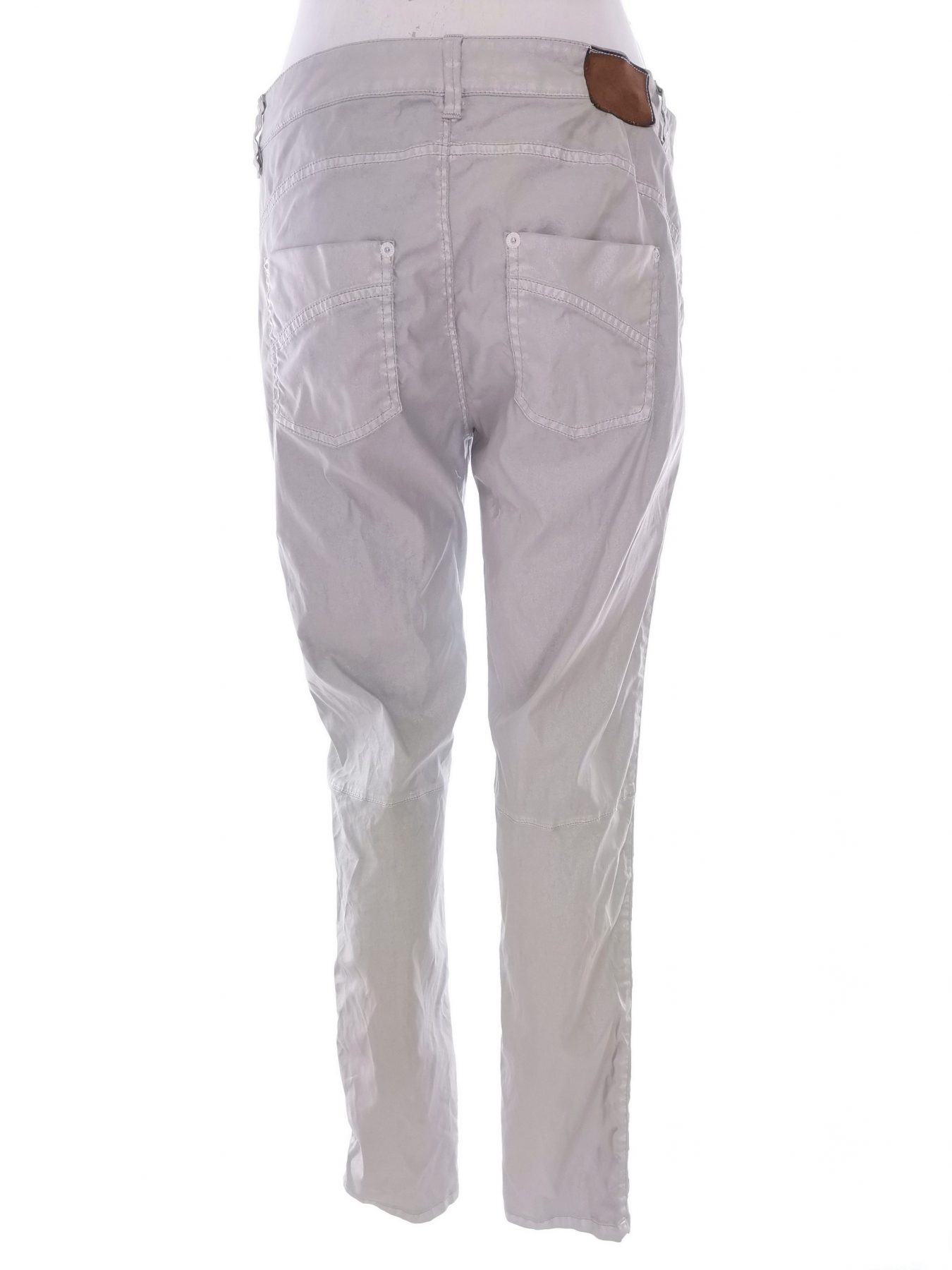 Raffaello Rossi Stl 40 Färg Silver Casual Byxor Material Lyocell