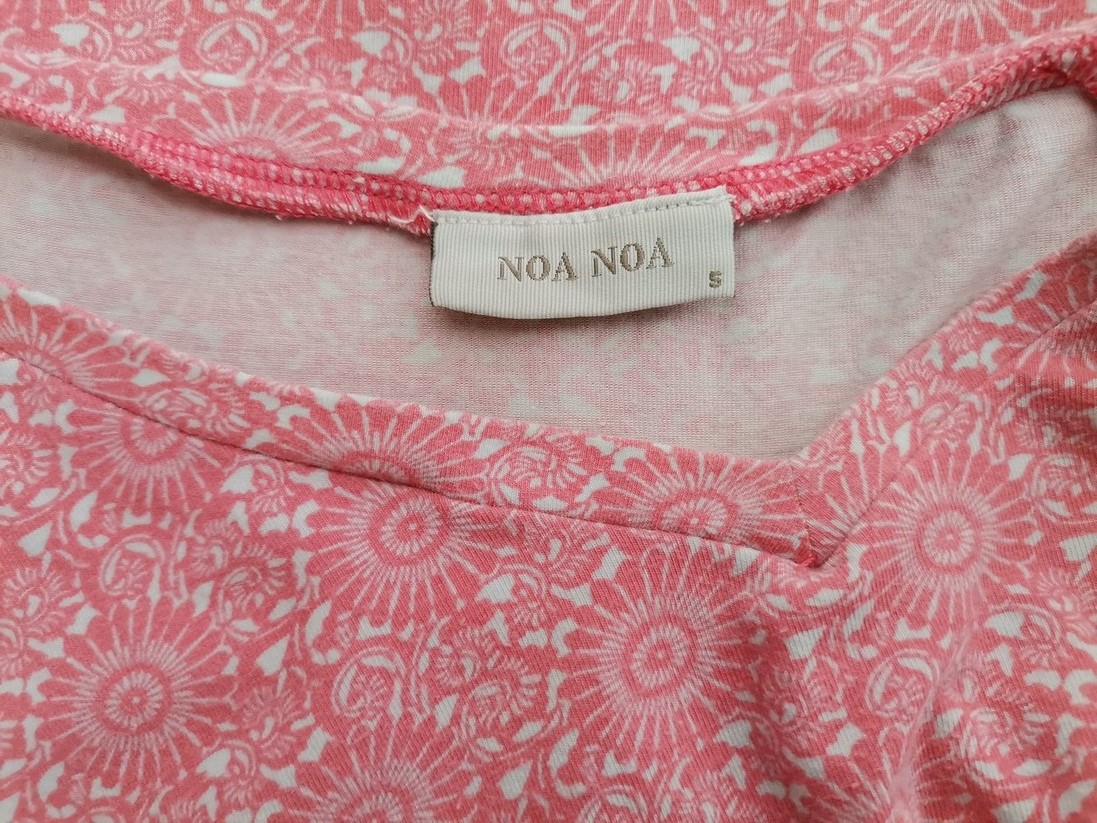 Noa noa Stl S Färg Rosa V-ringning Blus Kortärmad