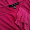 Laura ashley Stl 20 (46) Färg Fuchsia Båtringning Tunika blus Kortärmad Material Viskos 100%