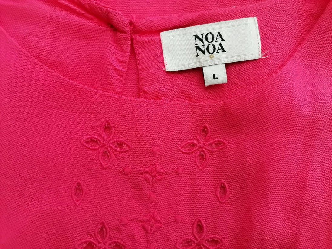 Noa noa Stl L Färg Rosa Rund urringning Blus Ärmlös Material Viskos