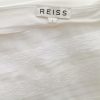 Reiss Stl L Färg Vit Ränder Rund urringning Blus Kortärmad Material Lyocell 100%