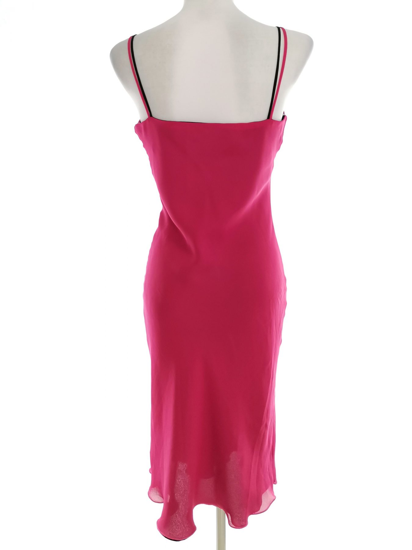 Dorothy perkins Stl 8 (36) Färg Fuchsia Draperad Under Klänning Ärmlös Midi