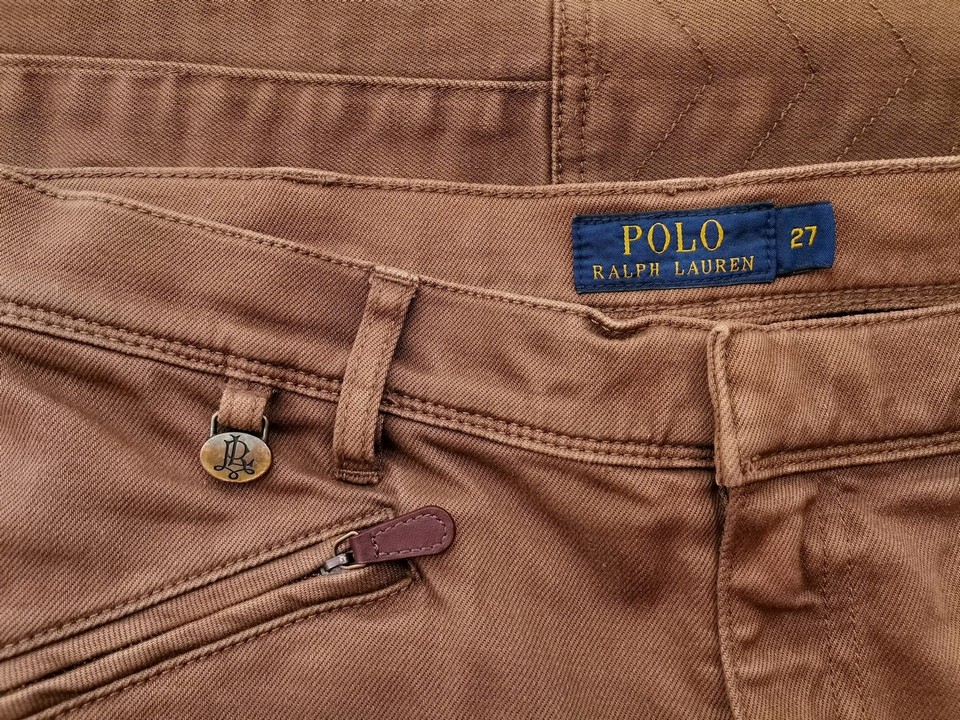 Polo Ralph Lauren Stl 27 Färg Brun Jeans Material Bomull