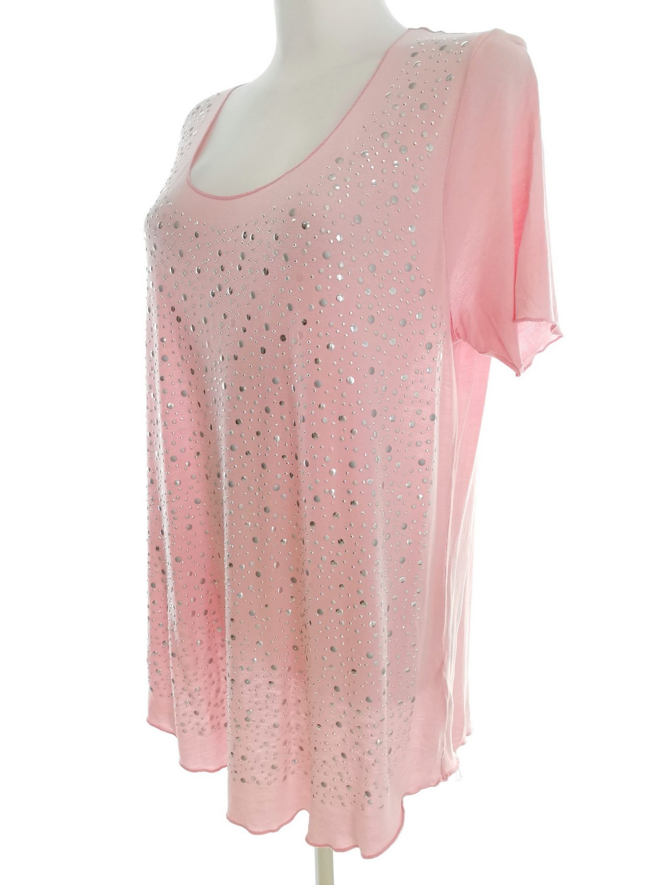 BETTY BARCLAY Stl 38 Färg Rosa Rund urringning Tunika blus Kortärmad Material Lyocell 100%