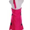 Teatro Stl 10 (38) Färg Fuchsia Halter A-linje Klänning Ärmlös Midi