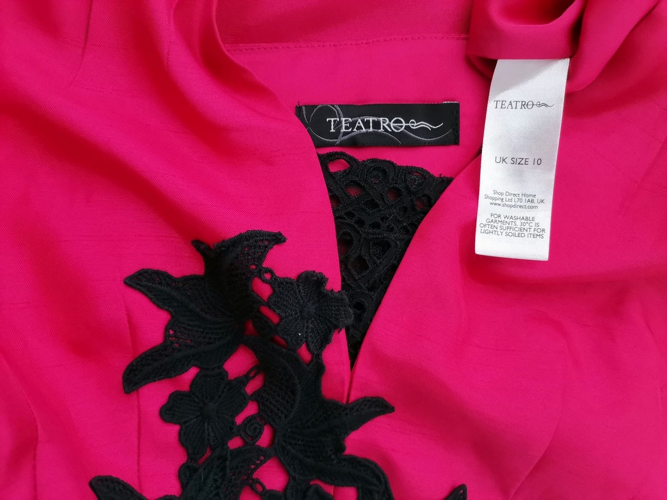 Teatro Stl 10 (38) Färg Fuchsia Halter A-linje Klänning Ärmlös Midi