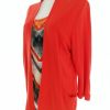 Bassini Stl 20 (48) Färg Orange Rund urringning Blus ärm 3/4 Material Viskos