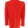 Bassini Stl 20 (48) Färg Orange Rund urringning Blus ärm 3/4 Material Viskos