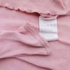 VA VITE Stl M Färg Pudrig Rosa Henley Popover Blus Knappar Långärmad Material Bomull 100%