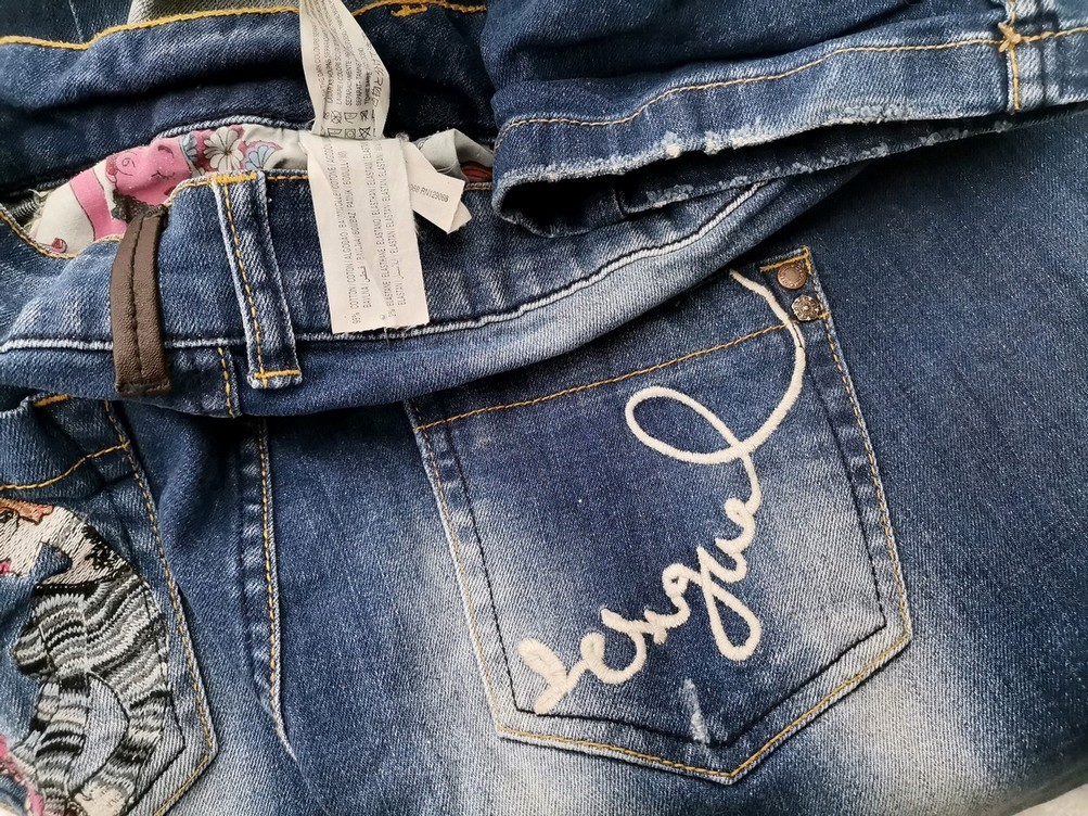 DESIGUAL Stl 32 Färg Blå Jeans Material Bomull