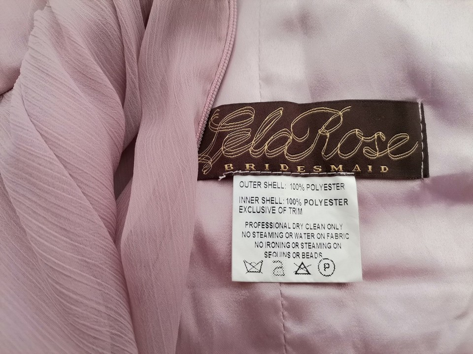 LELA ROSE Stl 10 (38) Färg Lavendel Rund urringning A-linje Klänning Kortärmad Midi