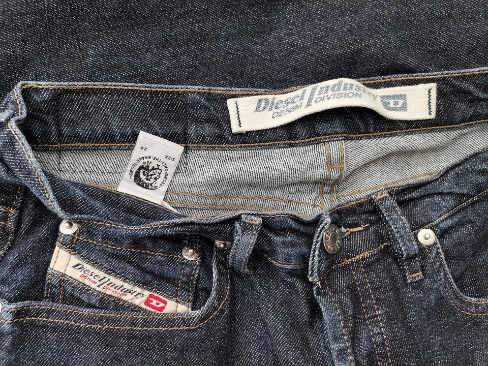 Diesel Stl 29 Färg Marinblå Jeans Material Bomull