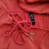 XLNT Stl 2XL Färg Orange U-ringning Tunika blus ärm 3/4 Material Viskos