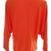 BITTE KAI RAND Stl M Färg Orange Rund urringning Blus ärm 3/4 Material Viskos