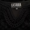 Casamia Exclusive Stl FREE (42/44) Färg Svart Split Crew Neck Blus Långärmad