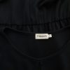 Filippa k Stl XS Färg Marinblå Keyhole Crew Neck Bluson Klänning Långärmad Knälängd