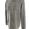 Lyle & Scott Stl L Färg Grå Herr Tröja Långärmad Material Bomull 100%