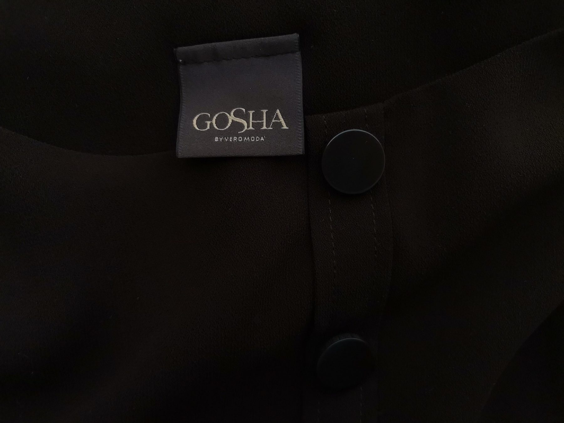 Gosha Stl S Färg Brun Rund urringning Blus Kortärmad