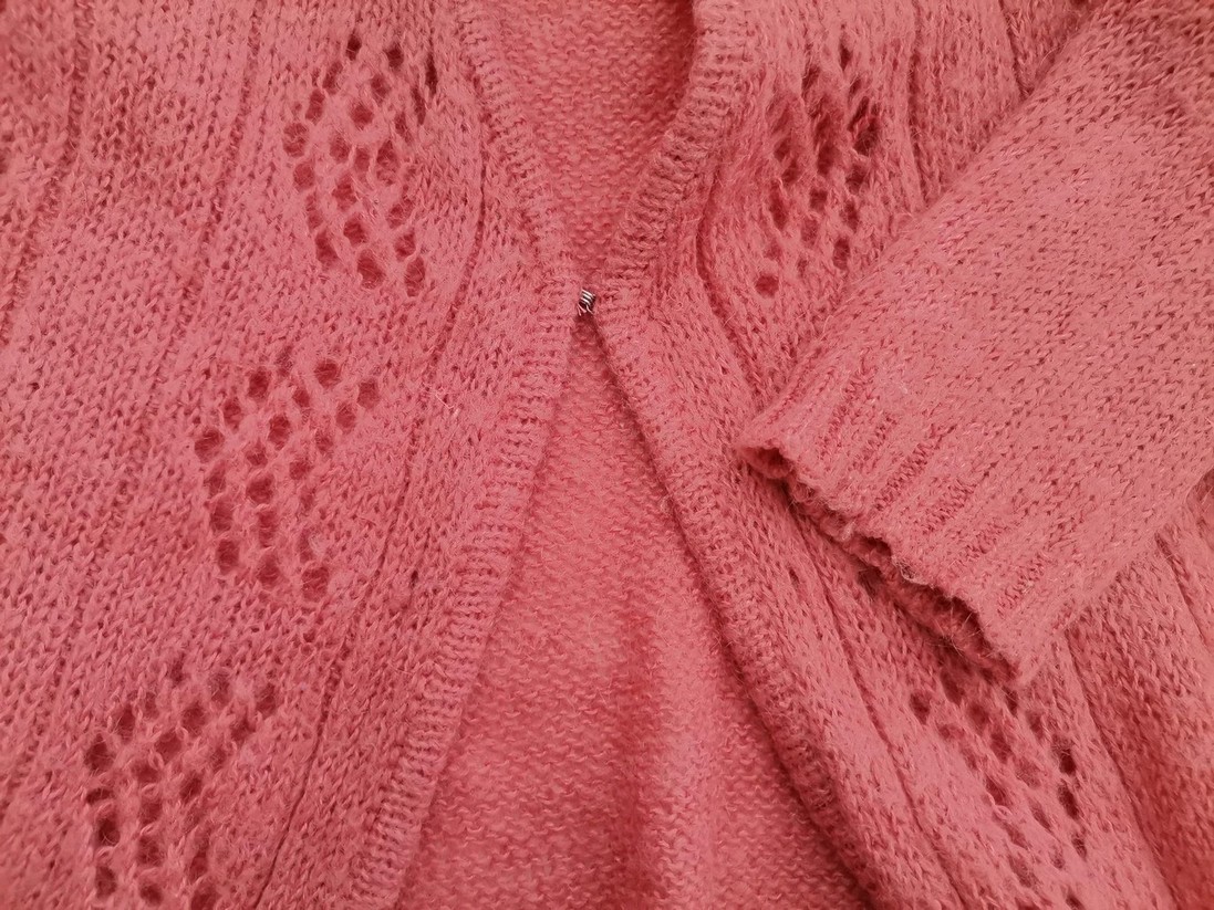 Vero moda Stl S Färg Rosa V-ringning Koftcape Långärmad Öppet stickat