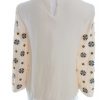 Diane von Furstenberg Stl 4 Färg Elfenben Rund urringning Blus ärm 3/4 Material Siden