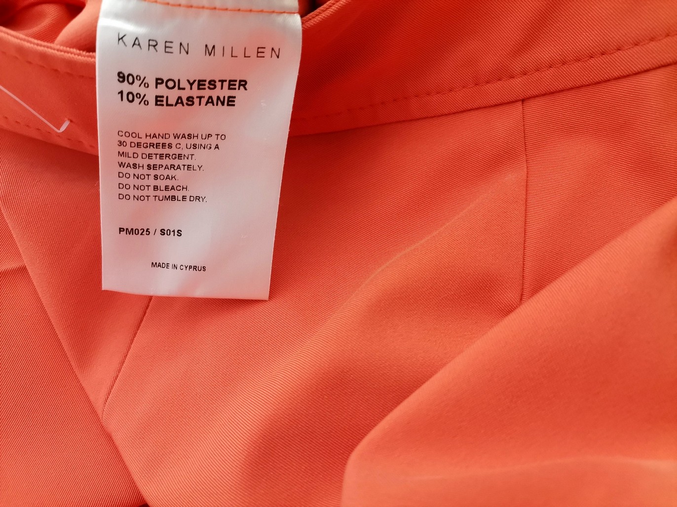 Karen MILLEN Stl 10 (36) Färg Orange Eleganta Byxor