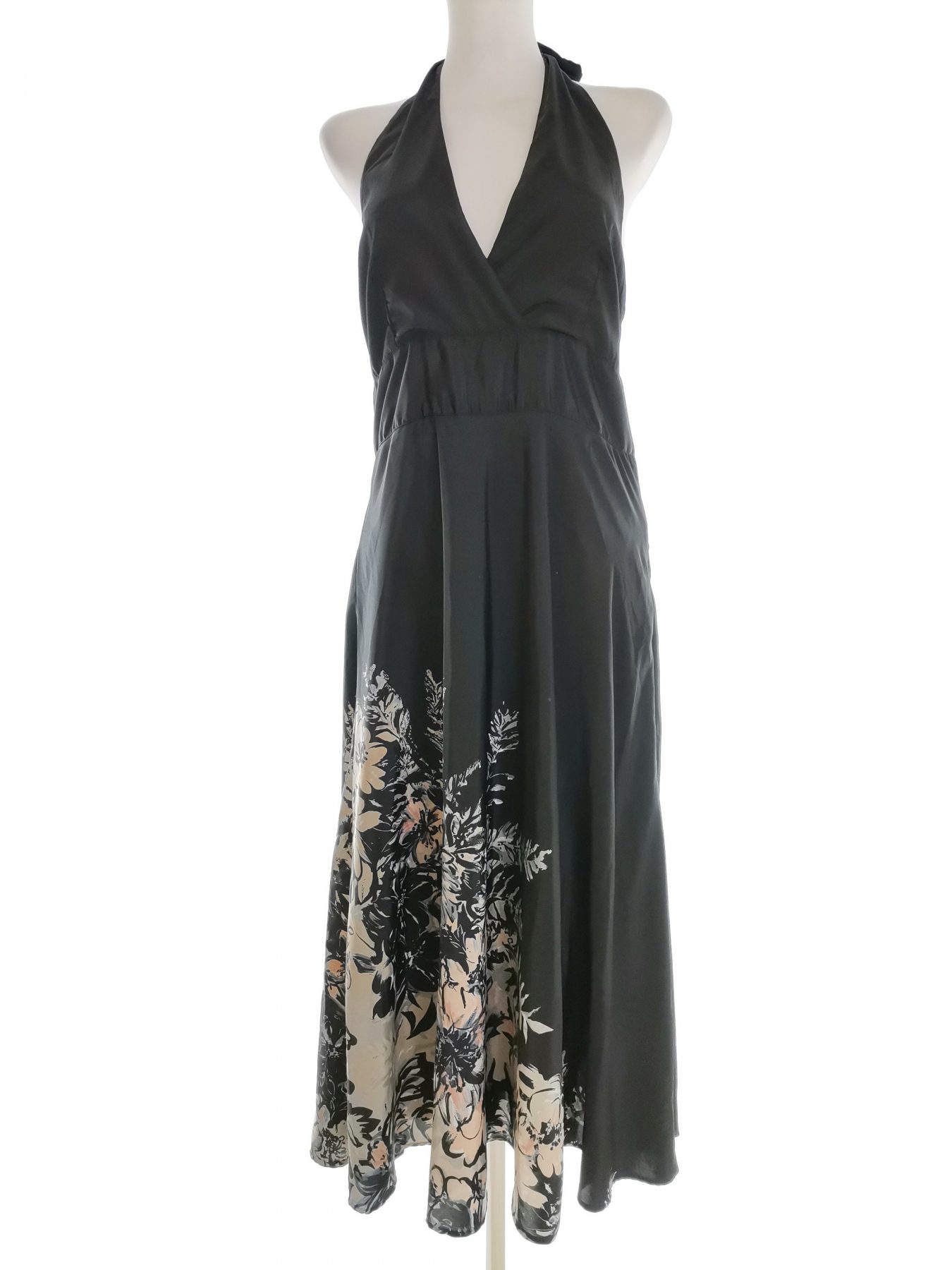 Vero moda Stl 42 Färg Svart Halter Maxi Klänning Ärmlös Lång