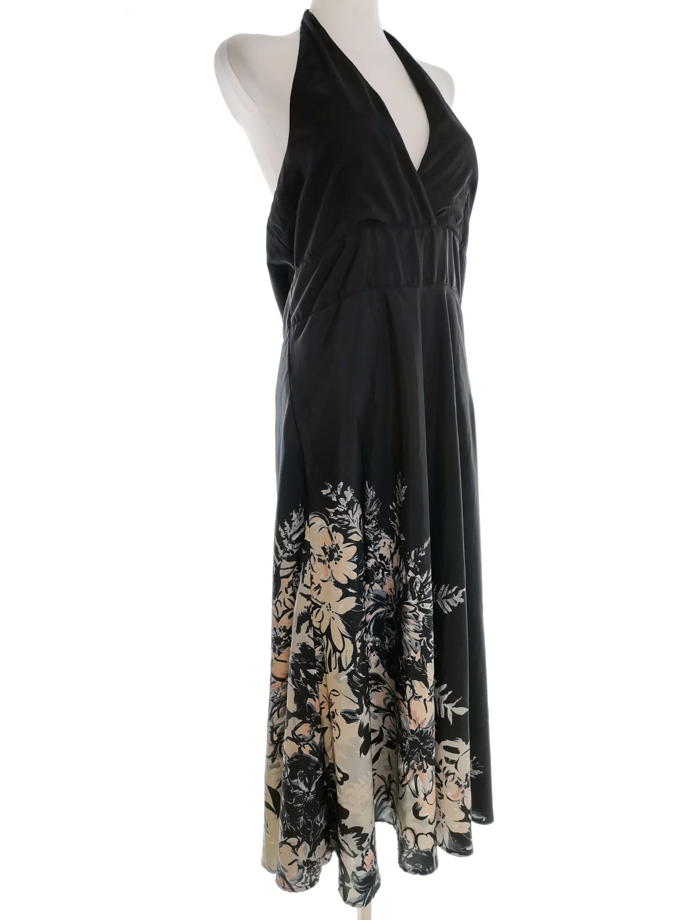 Vero moda Stl 42 Färg Svart Halter Maxi Klänning Ärmlös Lång