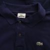 Lacoste Stl 9 (XXXL) Färg Marinblå Krage Herr Polo Kortärmad Material Bomull 100%