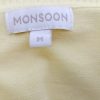 Monsoon Stl M Färg Gul V-ringning Koftbolero ärm 3/4 Material Bomull 100% Finstickat