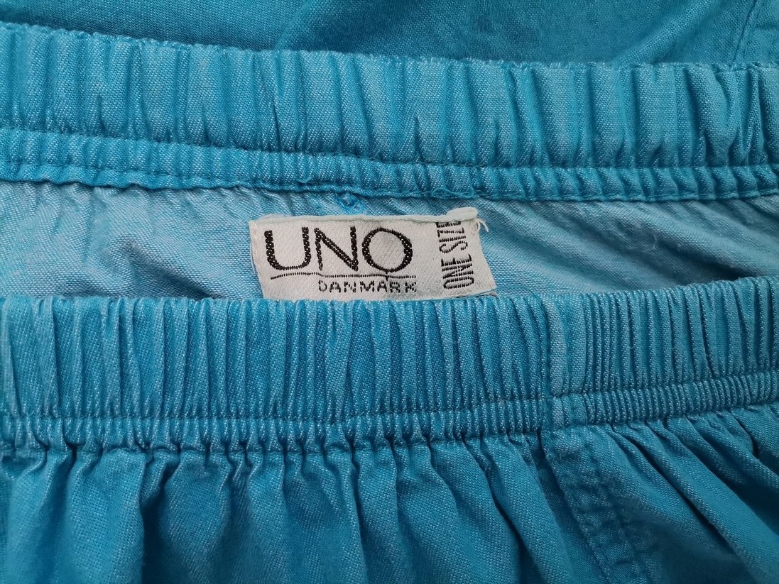 Uno Stl ONE SIZE (46/48) Färg Blå Båtringning Tunika blus ärm 3/4 Material Bomull 100%