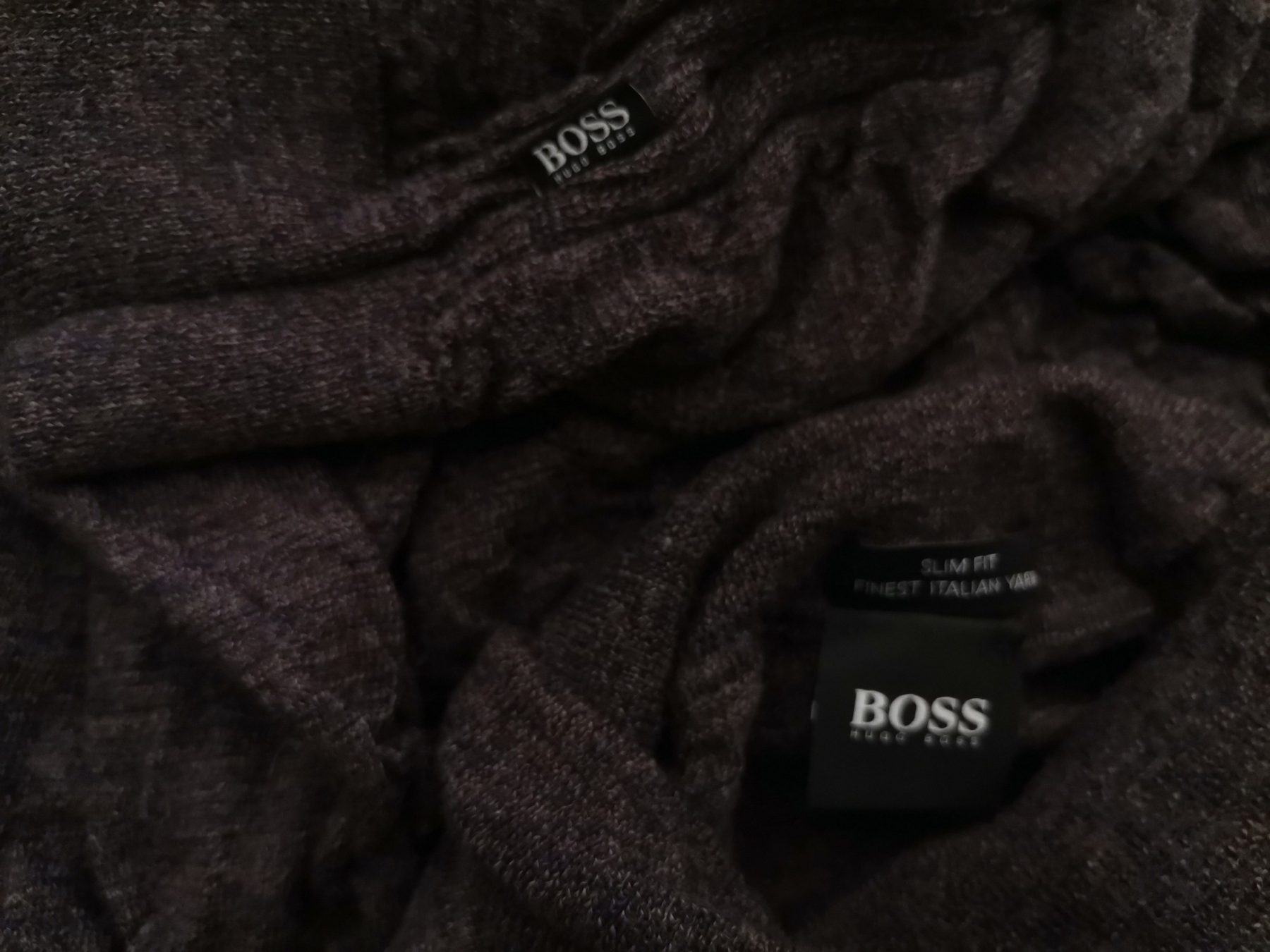 Hugo Boss Stl M Färg Brun Rullekrage Tröja Långärmad Material Jungfrulig ull Finstickat