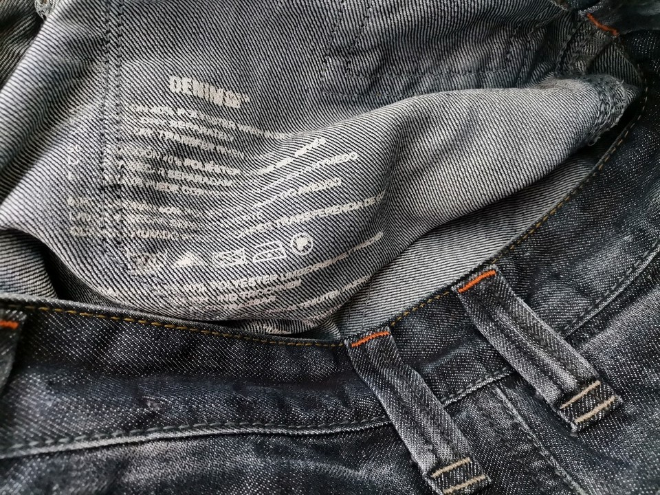 Denim Co. Stl W32 L32 Färg Marinblå Material Bomull