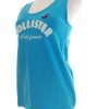 Hollister Stl XL Färg Blå Rund urringning Blus Ärmlös Material Bomull 100%