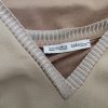 Zara Stl S Färg Beige V-ringning Stickad Klänning Kortärmad Knälängd Material Viskos 100%