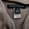 Banana Republic Stl S Färg Brun V-ringning Draperad öppen kofta Långärmad Material Lyocell 100% Finstickat