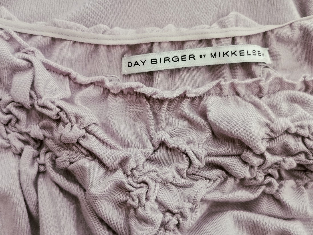 Day Birger Et Mikkelsen Stl XS Färg Pudrig Rosa Rund urringning Tunika blus Långärmad Material Modal