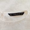 ZARA BASIC Stl S Färg Elfenben Rund hals Blus Kortärmad