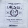 Diesel Stl M Färg Vit Sweatshirt med Dragkedja Långärmad Material Bomull