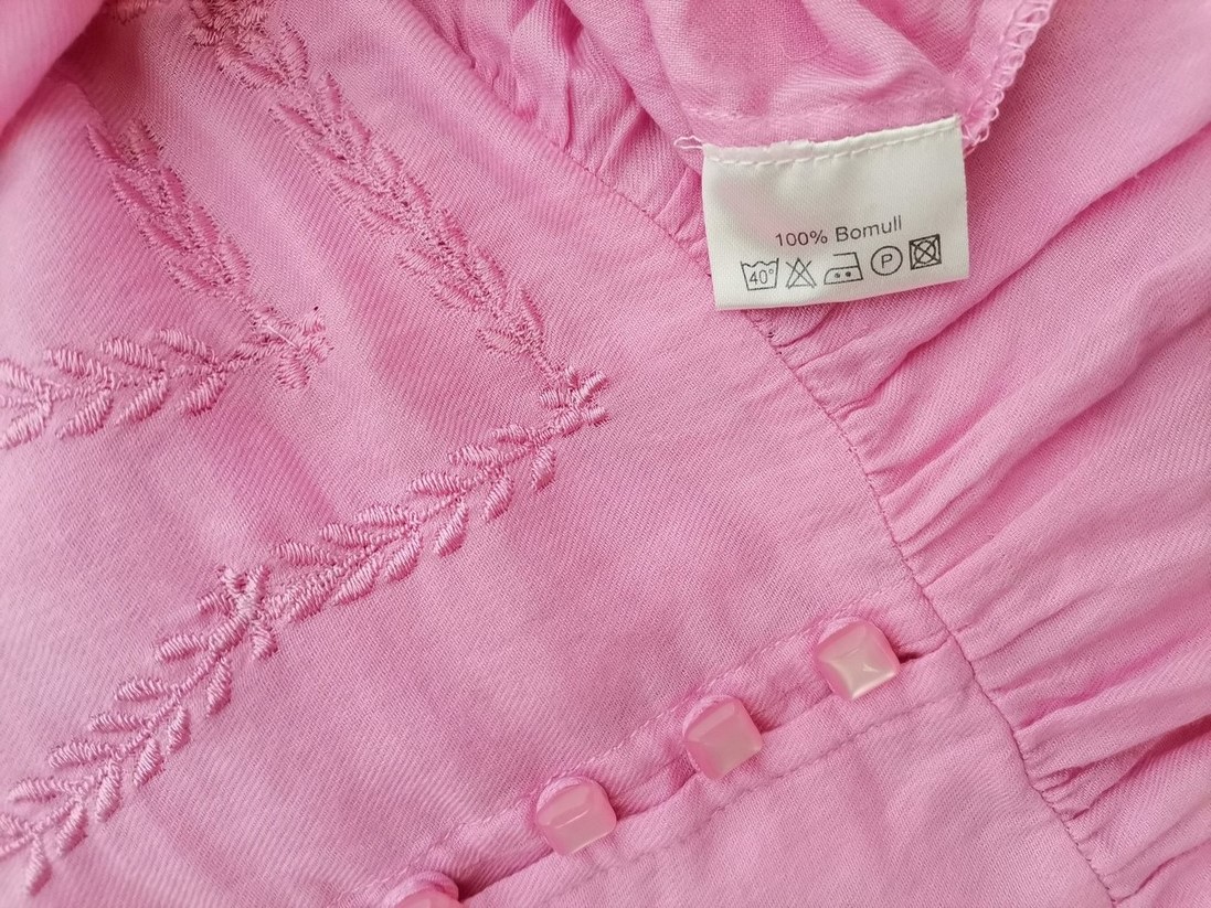 Ashild Stl 48 Färg Rosa Båtringning Popover Tunika Blus ärm 3/4 Material Bomull 100%