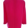 Gerard Darel Stl 36 Färg Fuchsia Båtringning Blus ärm 3/4