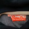 Superdry Stl L Färg Marinblå Huvtröja med Huva Långärmad Material Bomull