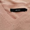 Vero moda Stl L Färg Pudrig Rosa V-ringning Lång tröja-tunika Långärmad Material Akryl Finstickat